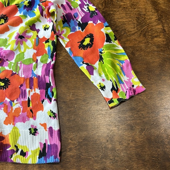 Cable & Gauge floral button up top M - Picture 8 of 14